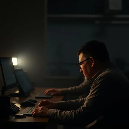 An abstract, ethereal depiction of a complex quantum data stream, twisting and flowing through a dark, void-like space. Interspersed within the stream are flickering, semi-transparent holographic projections of ancient, stylized symbols and intricate, indecipherable equations. Colors are deep blues, electric purples, and ethereal whites, hinting at a profound and evolving narrative.